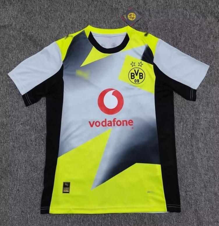AAA Quality Dortmund 25/26 Away Grey/Yellow Soccer Jersey